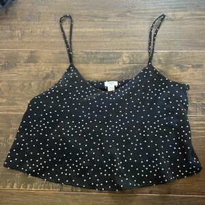 Forever 21 Black and White Polka Dot Camisole